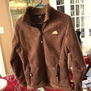 Gorgeous faux suede zipped jacket